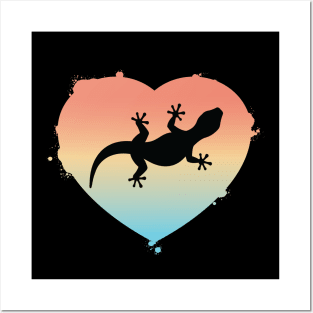 Gecko Love Posters and Art